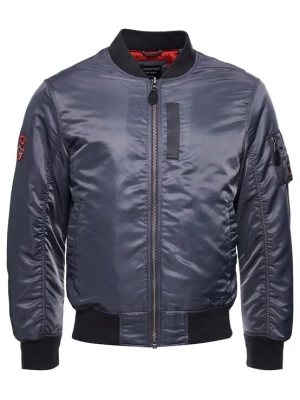 Foto van product Superdry & Co Tussenjas 'MA1' grijs / rood / zwart