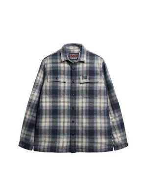 Foto van product Superdry & Co Tussenjas 'Miller' donkerblauw / grijs / wit