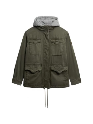 Foto van product Superdry & Co Tussenparka grijs gemêleerd / kaki