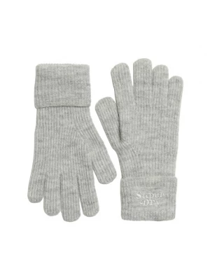 Foto van product Superdry & Co Vingerhandschoenen grijs gemêleerd