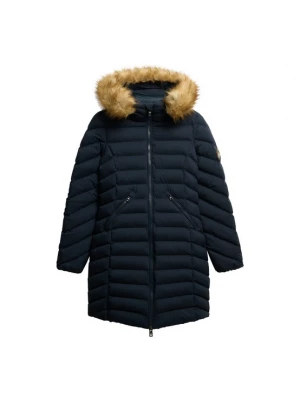 Foto van product Superdry & Co Wintermantel 'Fuji' marine / lichtbruin