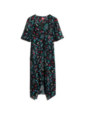 Foto van product Superdry & Co Zomerjurk lichtblauw / riet / robijnrood / zwart