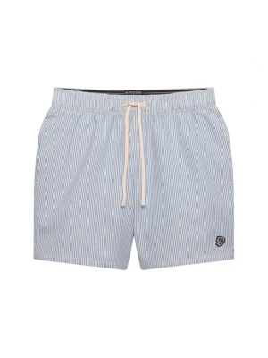 Foto van product Superdry & Co Zwemshorts 'Seersucker' lichtblauw / wit