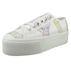 Foto van product SUPERGA Veterschoen geel / lila / wit