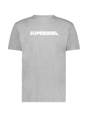 Foto van product SUPERREBEL® GEAR Shirt 'Keanu' grijs gemêleerd / wit