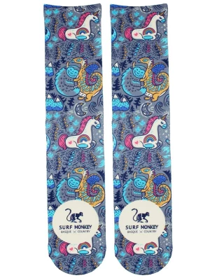 Foto van product Surf Monkey Sportsokken antraciet / gemengde kleuren