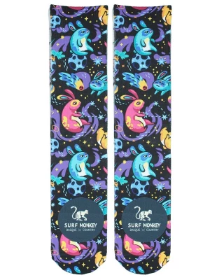 Foto van product Surf Monkey Sportsokken gemengde kleuren / zwart