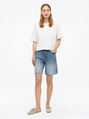 Foto van product Suri denim shorts / normale pasvorm / hoge taille / open zoom s.Oliver blauw