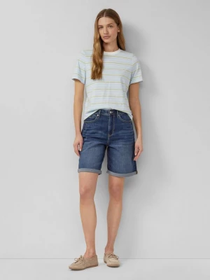 Foto van product Suri denim shorts / normale pasvorm / hoog model s.Oliver blauw