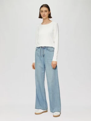 Foto van product Suri jeans / normale pasvorm / halfhoog / wijde pijp s.Oliver blauw
