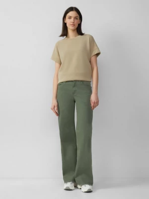 Foto van product Suri jeans / normale pasvorm / hoge taille / wijde pijp s.Oliver groen