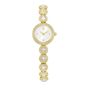 Foto van product Swarovski Analoog horloge 'UNA' goud / transparant