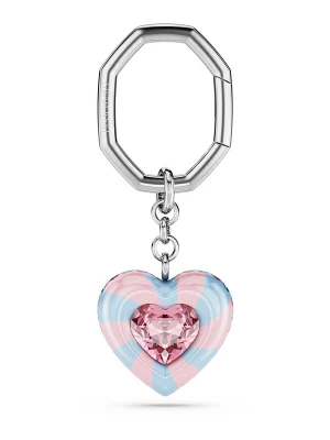 Foto van product Swarovski Sleutelhanger 'Key' lichtblauw / lichtroze / zilver
