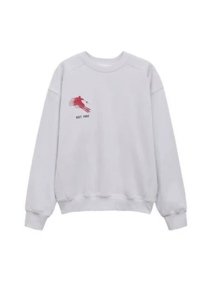 Foto van product Sweater Mango lichtgrijs gemêleerd