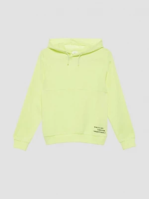 Foto van product Sweater met capuchon van katoenmix met printdetails s.Oliver geel