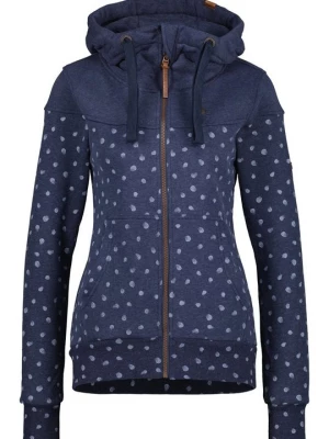 Foto van product Sweater met rits ALIFE & Kickin blauw gemêleerd