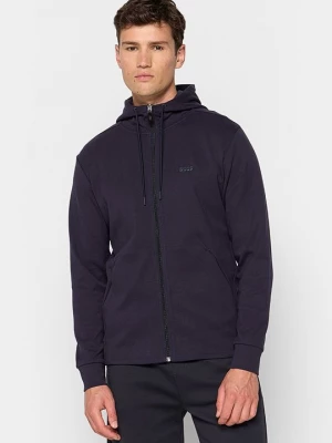 Foto van product Sweater met rits Boss donkerblauw