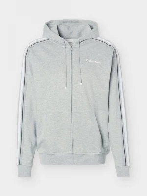 Foto van product Sweater met rits Calvin Klein grijs gemêleerd