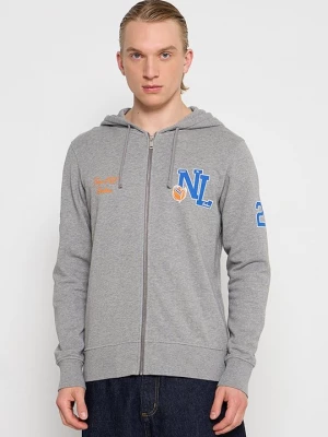 Foto van product Sweater met rits Denham grijs