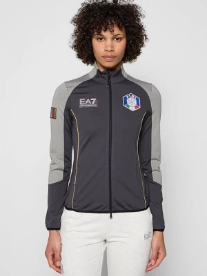 Foto van product Sweater met rits EA7 Emporio Armani donkergrijs