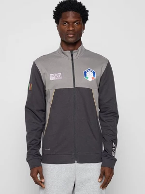 Foto van product Sweater met rits EA7 Emporio Armani donkergrijs