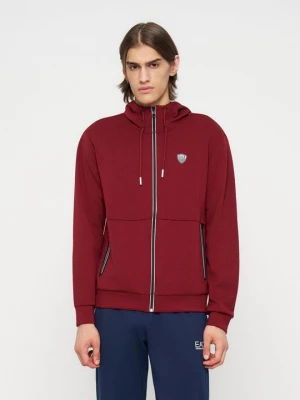 Foto van product Sweater met rits EA7 Emporio Armani donkerrood