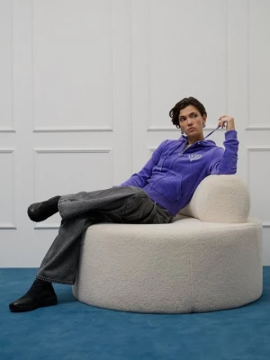 Foto van product Sweater met rits Ganni blauw