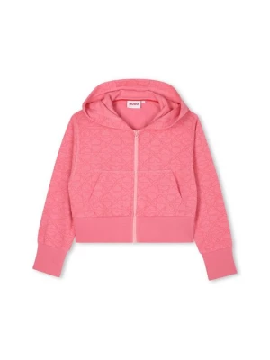 Foto van product Sweater met rits Hugo donkerroze