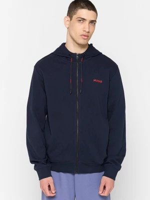 Foto van product Sweater met rits Hugo koningsblauw