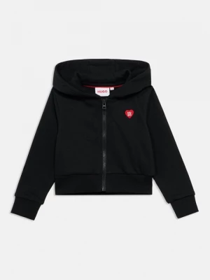 Foto van product Sweater met rits Hugo zwart