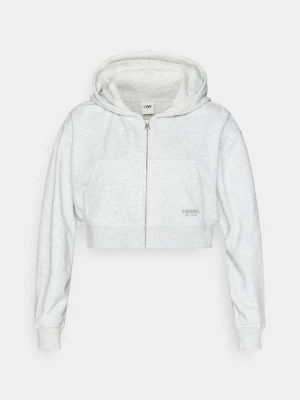 Foto van product Sweater met rits ICANIWILL lichtgrijs gemêleerd