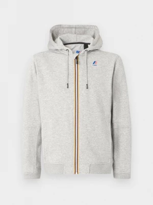 Foto van product Sweater met rits K-way grijs gemêleerd