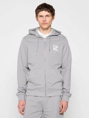Foto van product Sweater met rits KARL LAGERFELD gunmetal