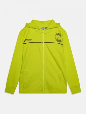 Foto van product Sweater met rits Messi neongeel