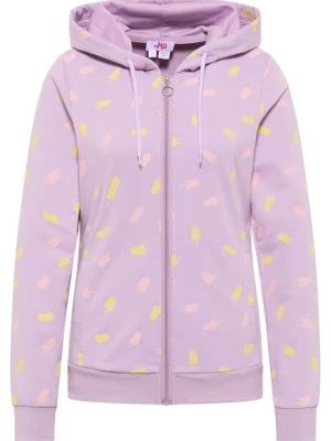 Foto van product Sweater met rits MYMO paars gemêleerd