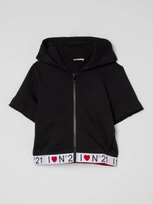 Foto van product Sweater met rits N°21 zwart
