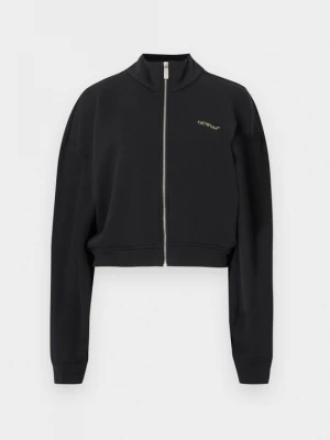 Foto van product Sweater met rits Off White zwart