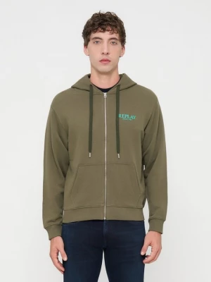 Foto van product Sweater met rits Replay groen