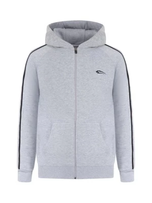 Foto van product Sweater met rits Smilodox grijs gemêleerd