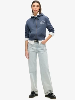 Foto van product Sweater met rits Superdry blauw