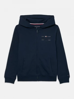 Foto van product Sweater met rits Tommy Hilfiger donkerblauw