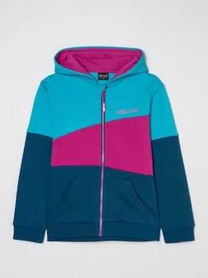 Foto van product Sweater met rits Trollkids turquoise