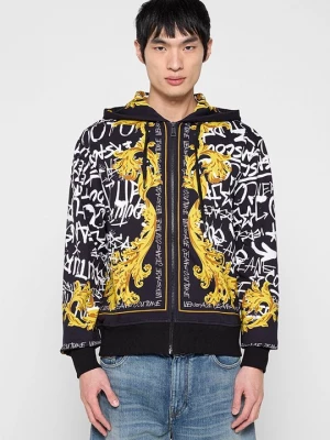 Foto van product Sweater met rits Versace Jeans Couture gemêleerd zwart
