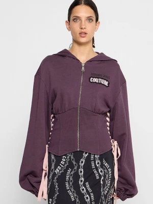 Foto van product Sweater met rits Versace Jeans Couture lila