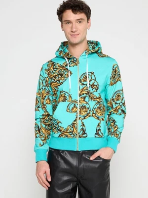 Foto van product Sweater met rits Versace Jeans Couture turquoise