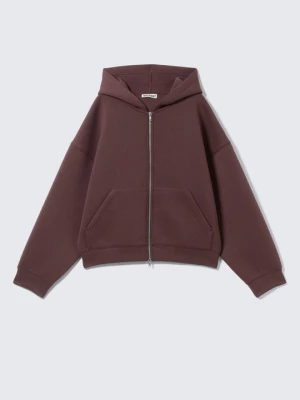 Foto van product Sweater met rits Weekday donkerrood