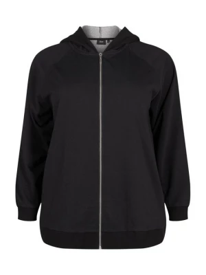 Foto van product Sweater met rits Zizzi zwart