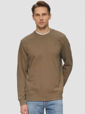 Foto van product Sweater met ronde hals van katoenmix met geborduurd logo s.Oliver bruin
