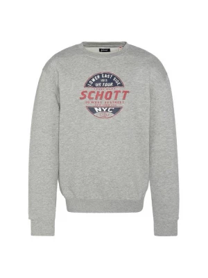 Foto van product Sweater Schott lichtgrijs