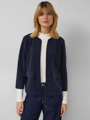 Foto van product Sweaterjack met korte mouwen in Scuba s.Oliver blauw